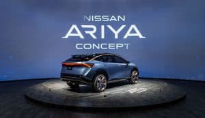 Nissan Ariya Concept Car at Consumer Electronics Show 2020