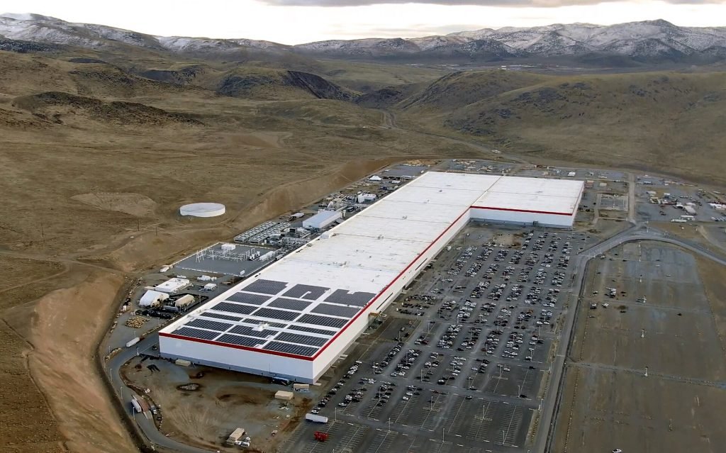 gigafactory drone view